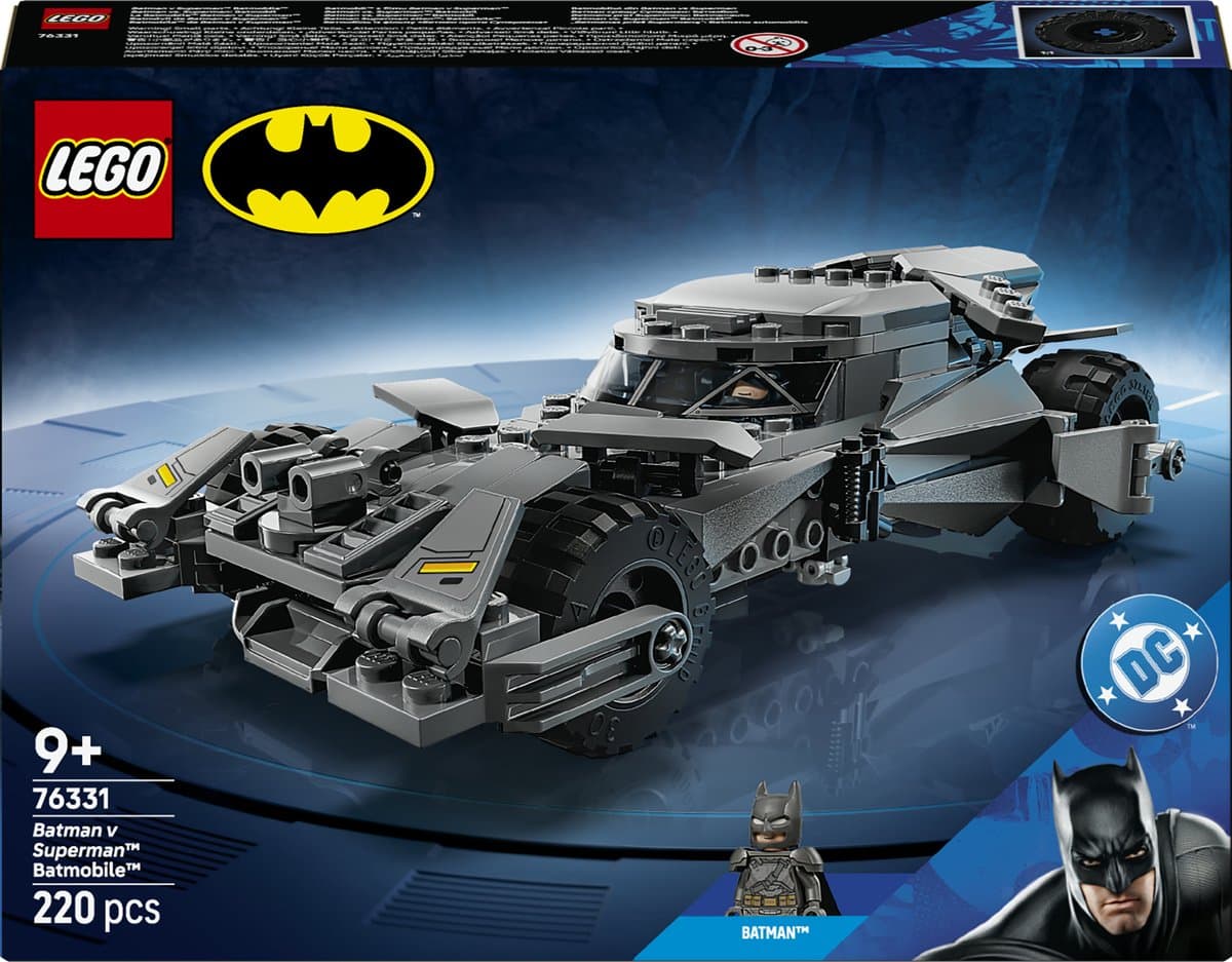 LEGO DC Batman Batman v Superman Batmobile Auto Bouwpakket met Speelgoed voor Kinderen 76331