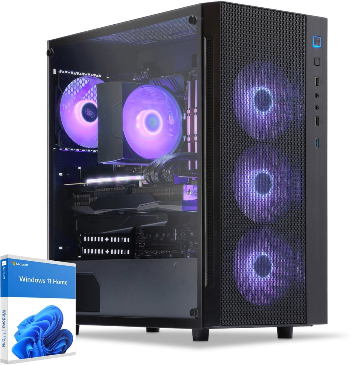 Sedatech Expert Gaming PC ATX • AMD Ryzen 7 9800X3D 8x 4.7GHz • Radeon RX 9070XT • 32Gb DDR5 • 2Tb SSD M.2 • WiFi • Bluetooth, USB C • Windows 11 • Desktop computer