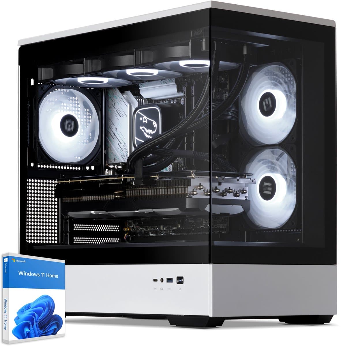 Sedatech Pro Gaming PC Waterkoeling Vision XL • Intel i9-12900KF 16x 3.2GHz • Geforce RTX5080 • 32Gb RAM • 2Tb SSD M.2 • WiFi • Bluetooth, USB C • Windows 11 • Desktop computer