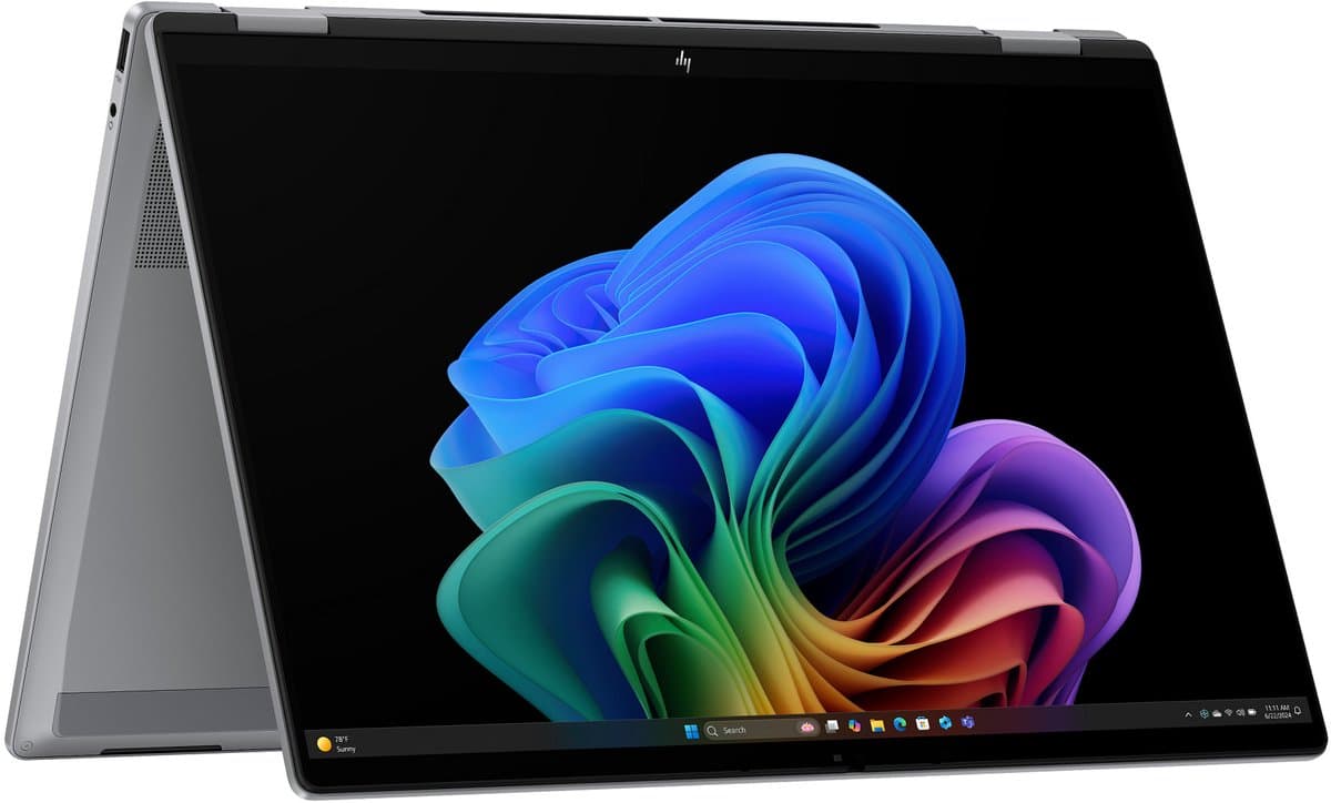 HP OmniBook X Flip NGAI 16-ar0772nd - 2-in-1 Copilot+ Laptop - 16 inch - OLED - AMD Ryzen AI 7 - 32 GB RAM - 1000 GB SSD - Windows 11 Home