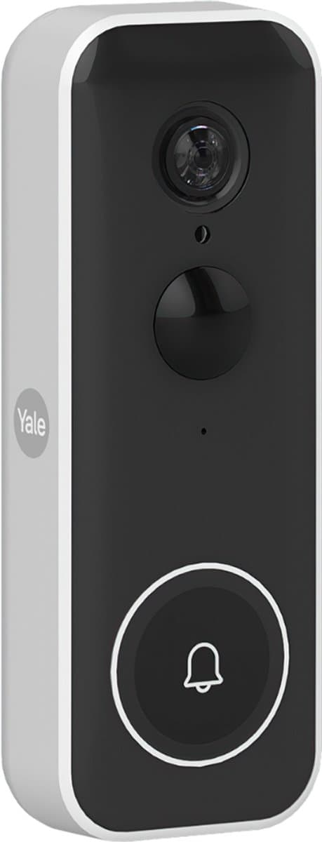 Yale - Slimme Videodeurbel - Wit - Bewegingsopname - Nachtzicht