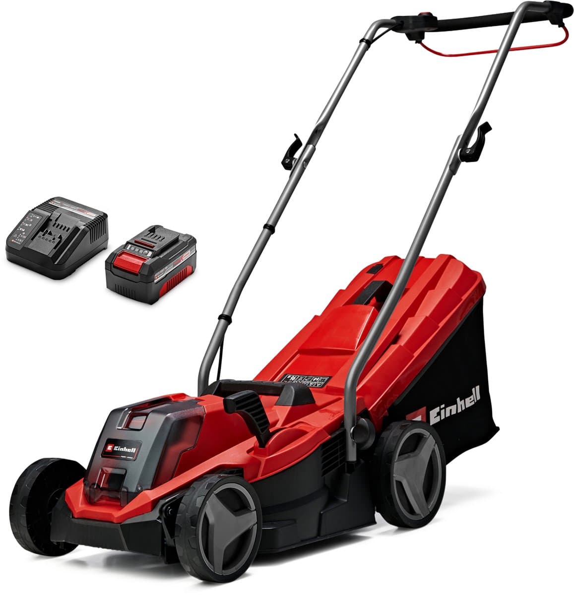 Einhell Accu Grasmaaier GE-CM 18/33 Li Kit - Power X-Change - 18 V/Li-Ion - Maaibreedte: 33 cm