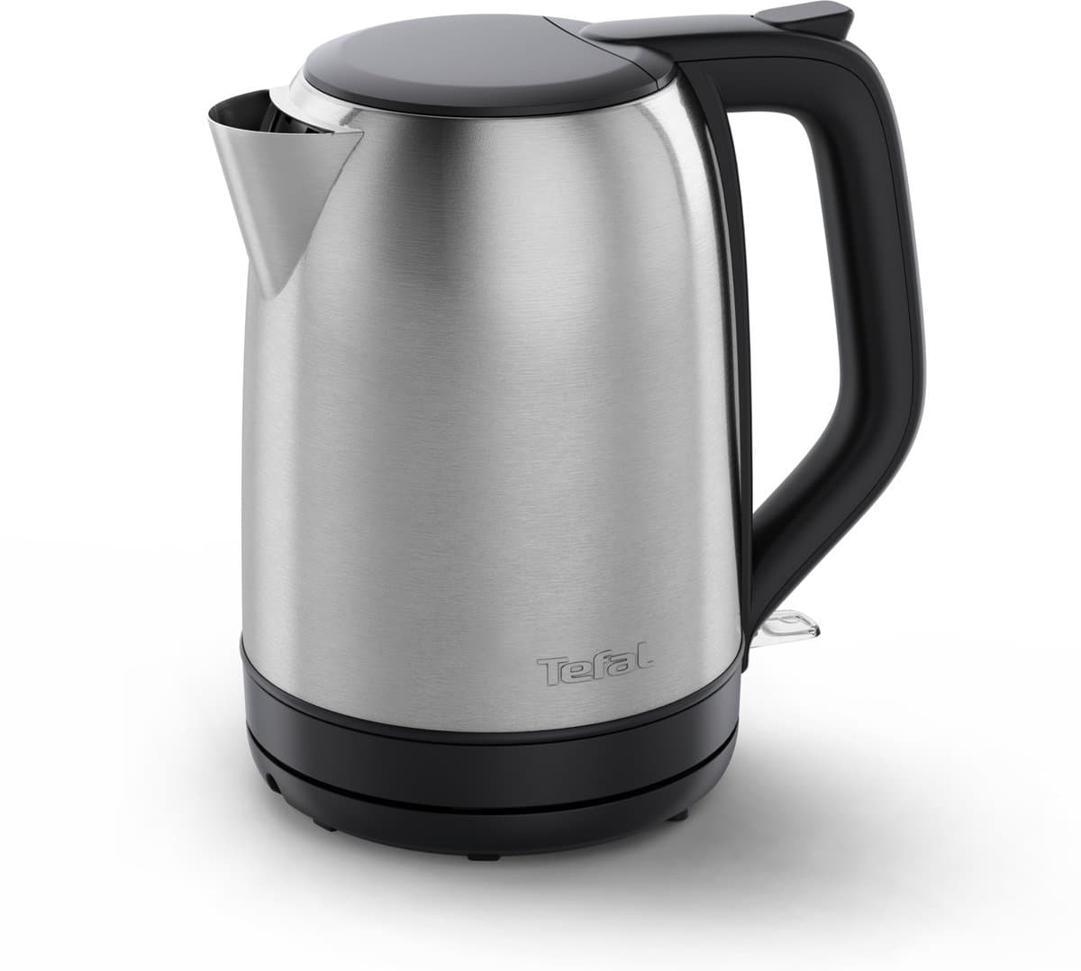 Tefal Subito KO5S0D - Waterkoker - 1,7L - Modern Design - 1-kopsindicator - Uitneembaar Antikalkfilter - 2400W - RVS