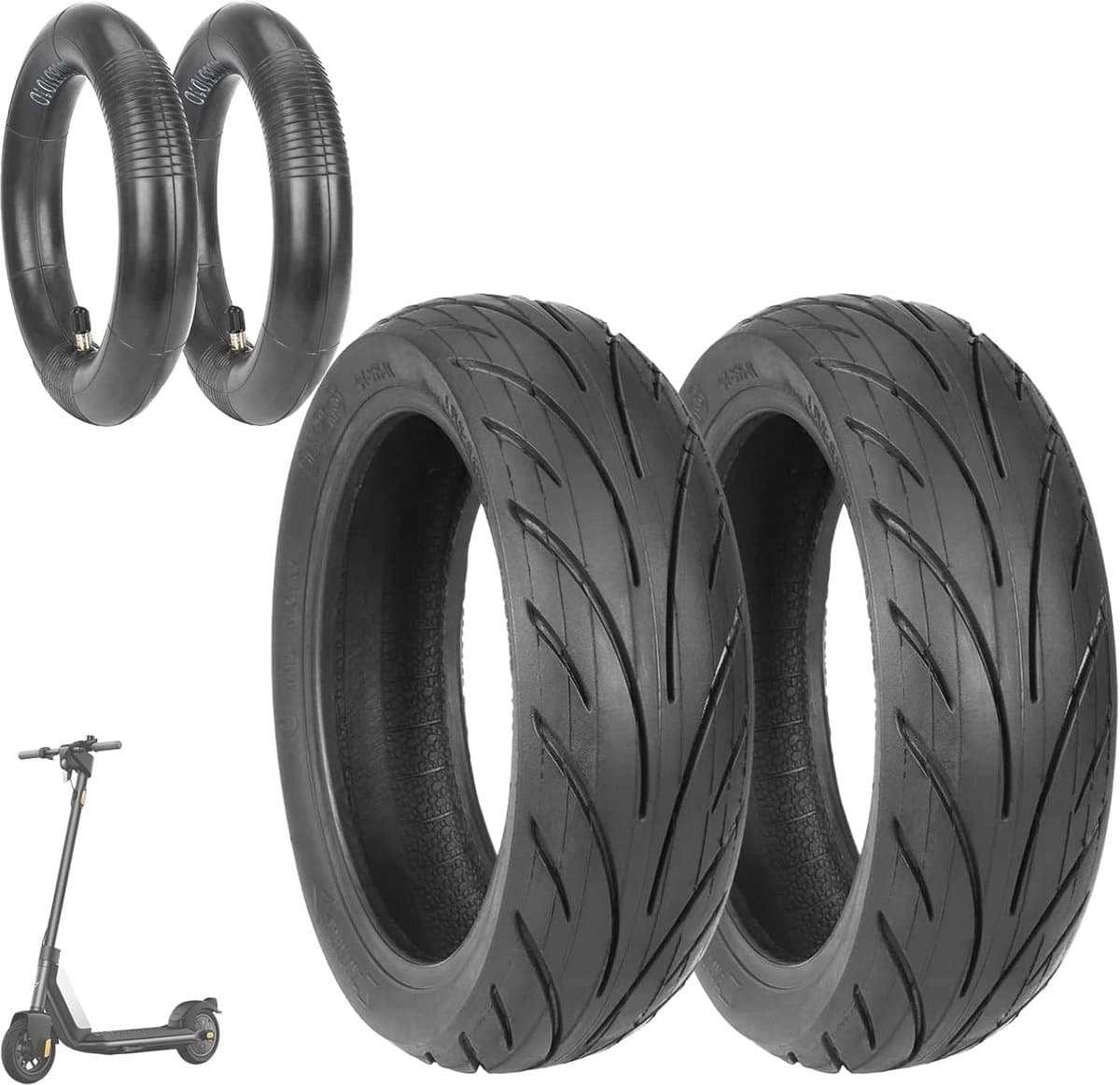 9 x 2,3 banden met 8 1/2 x 2 binnenband voor NIU KQi1 / KQi1 Pro / KQi1 Sport elektrische step 9 inch binnen- en buitenbanden e-scooter reservebanden (2 set)