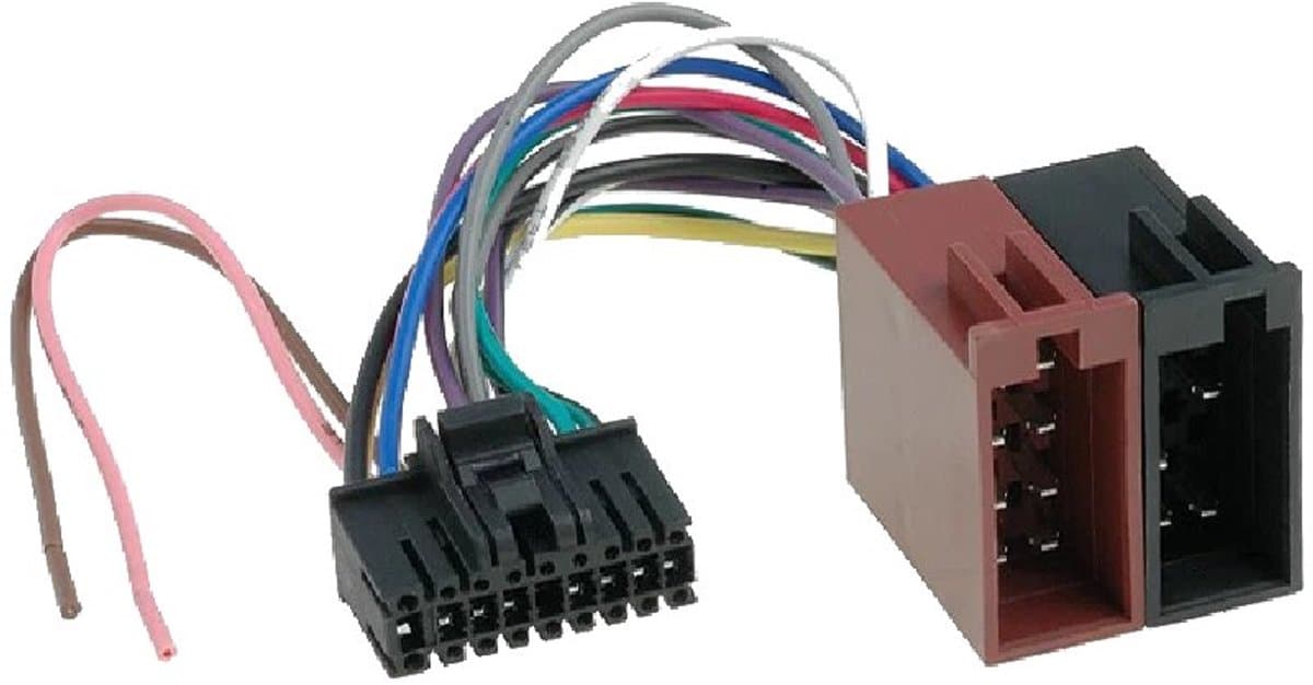 ISO kabel geschikt voor Sony autoradio - Diverse XR en XRC - 18-pins - 0,15 meter