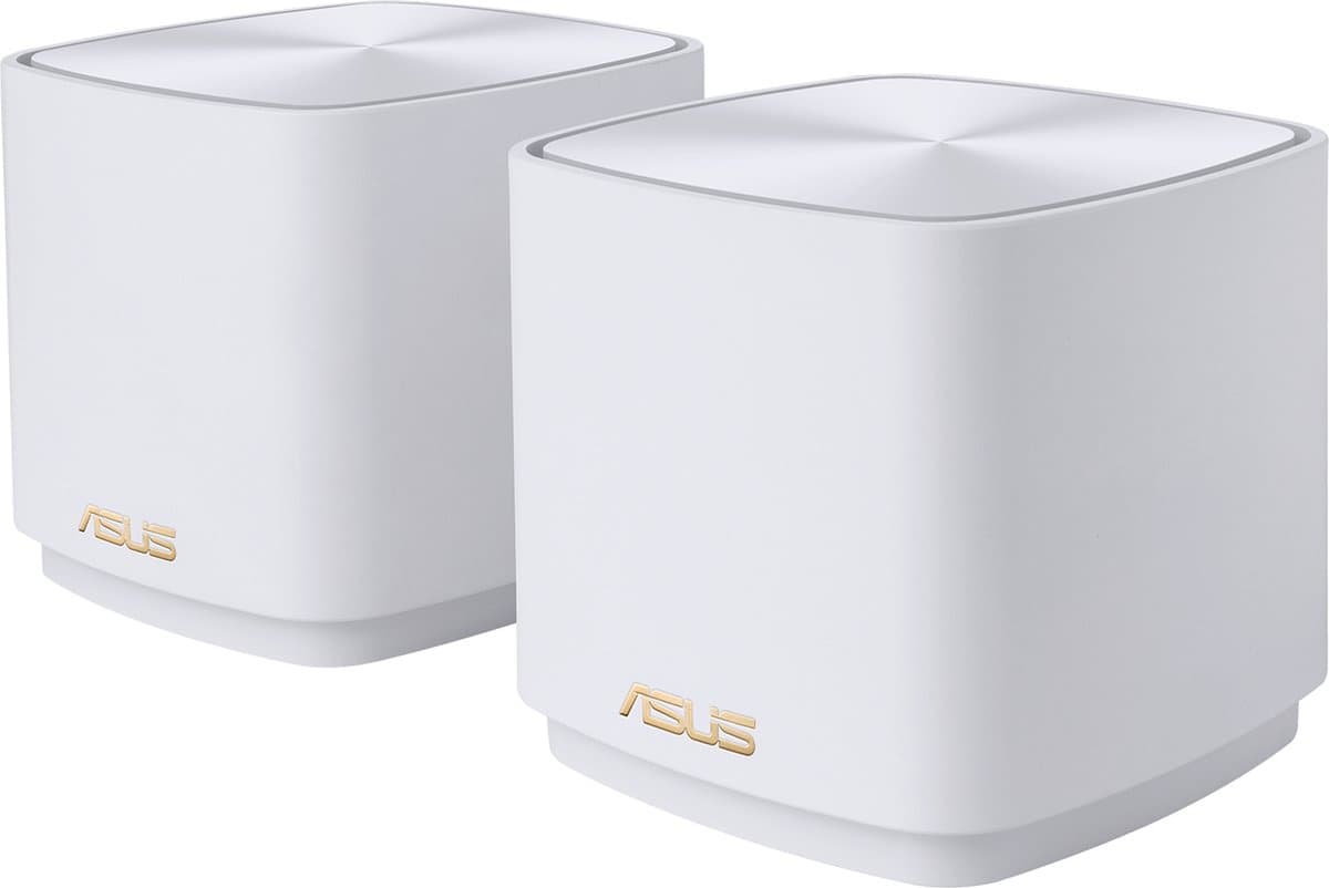 ASUS ZenWiFi XD5 - Mesh WiFi - WiFi Versterker - WiFi 6 - Dual-Band - Wit - 2-Pack
