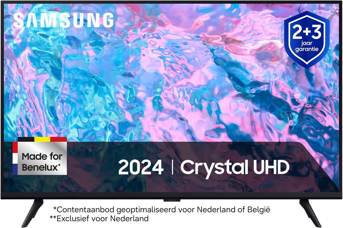 Samsung UE55CU7020 - 55 inch - 4K LED - 2024 + 3 jaar extra garantie - Smart TV