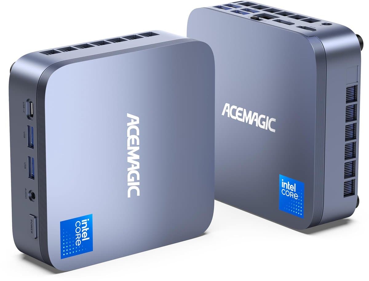 ACEMAGIC M5 Mini PC - Intel Core i9-14900HX - 32GB DDR4 1TB SSD - Mini Computers (5.8GHz, 24C/32T) - Mini Desktop PC - Windows 11 Pro - WiFi6 - 55W TDP