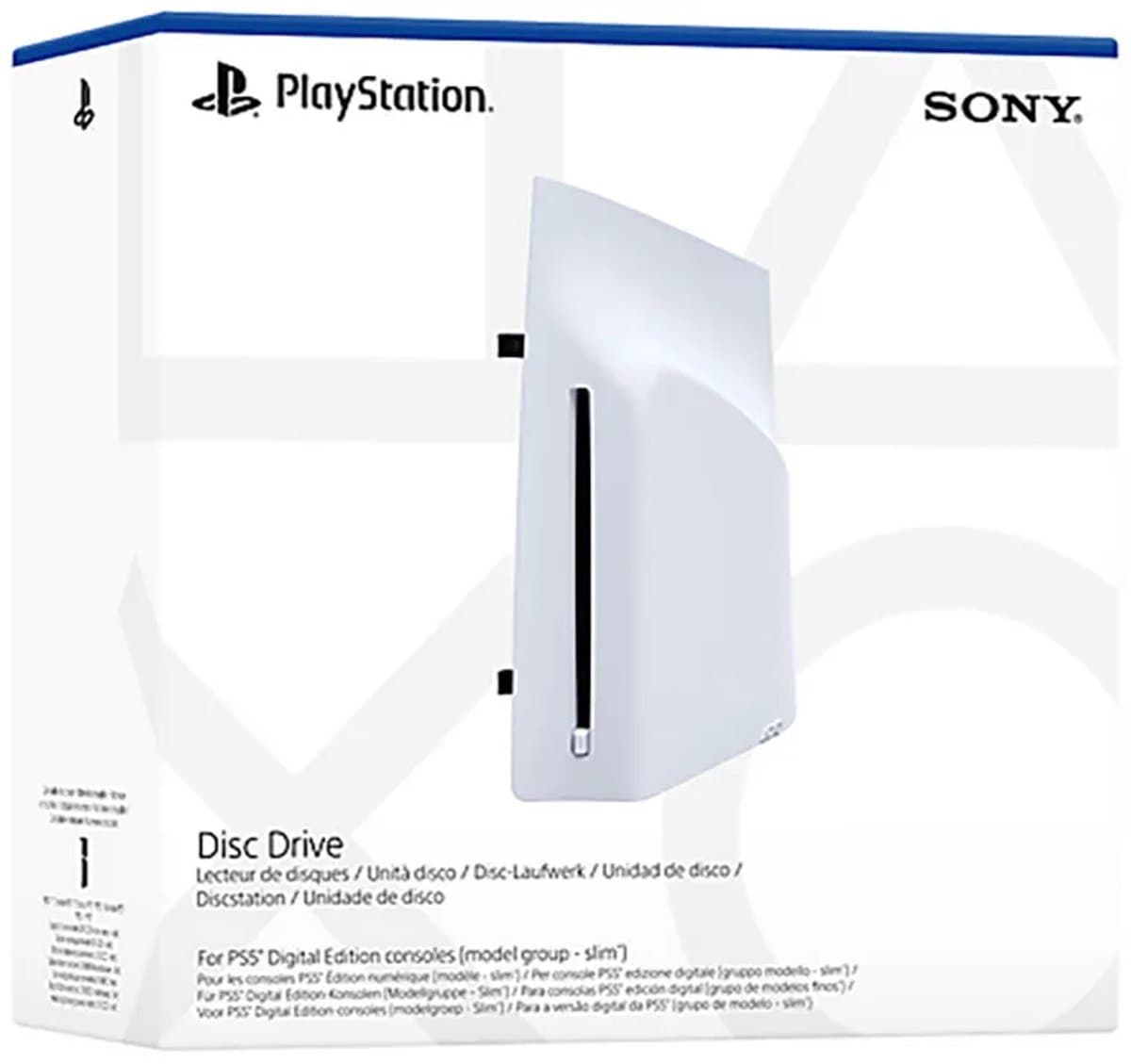 Sony PlayStation 5 - Disc Drive for PS5 Slim Digital Edition - White PS5