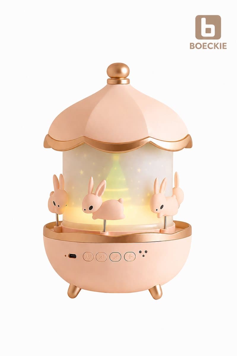 BOECKIE Droomlamp - Sterrenprojector lamp Kinderkamer - RGB Nachtlampje met Sterrenhemel Projector