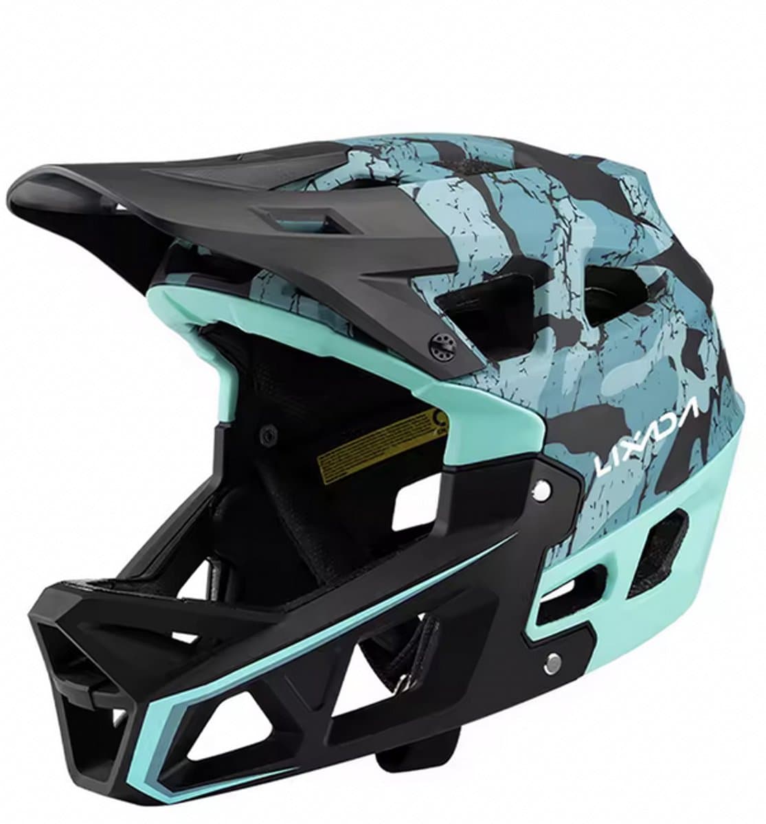 LUMÉ STORE Mountainbike Helm - MTB Helm - Fietshelm - Motorhelm - Scooterhelm - Afneembare Voering - Lichtgewicht - Maat M - Blauw