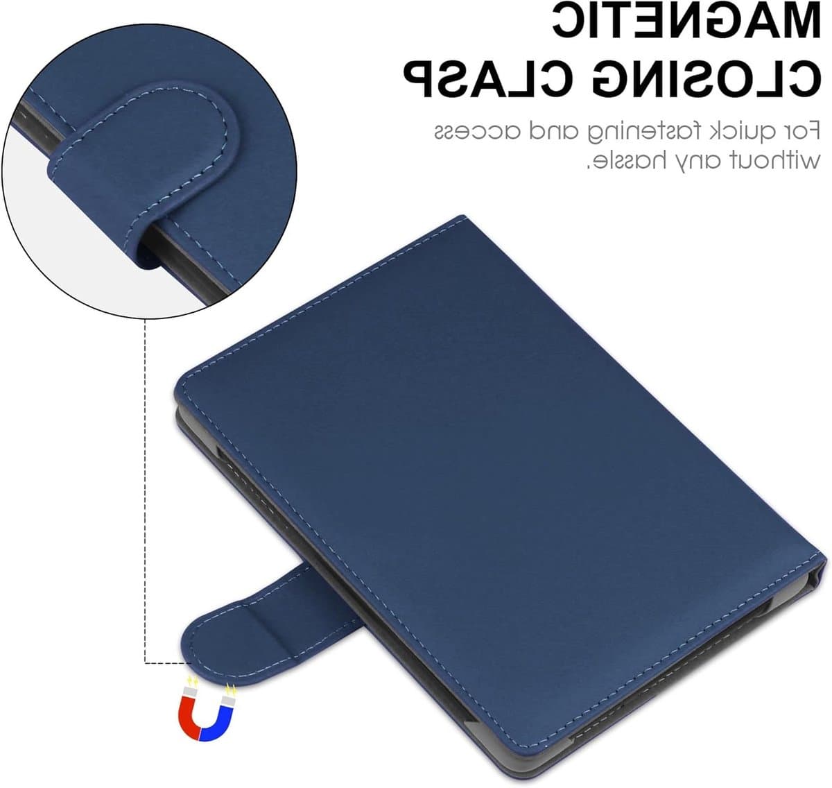 Universele Beschermhoes voor 6.8 Inch en 7 Inch E-Readers - Geschikt voor Kindle, Kobo en PocketBook - E-book Reader Cover met Schokbestendige Bescherming