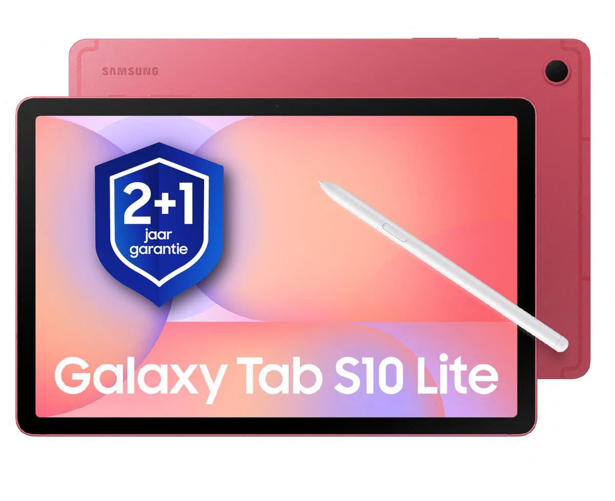 Samsung Galaxy Tab S10 Lite - Wifi - 256GB - Red + 1 jaar extra garantie