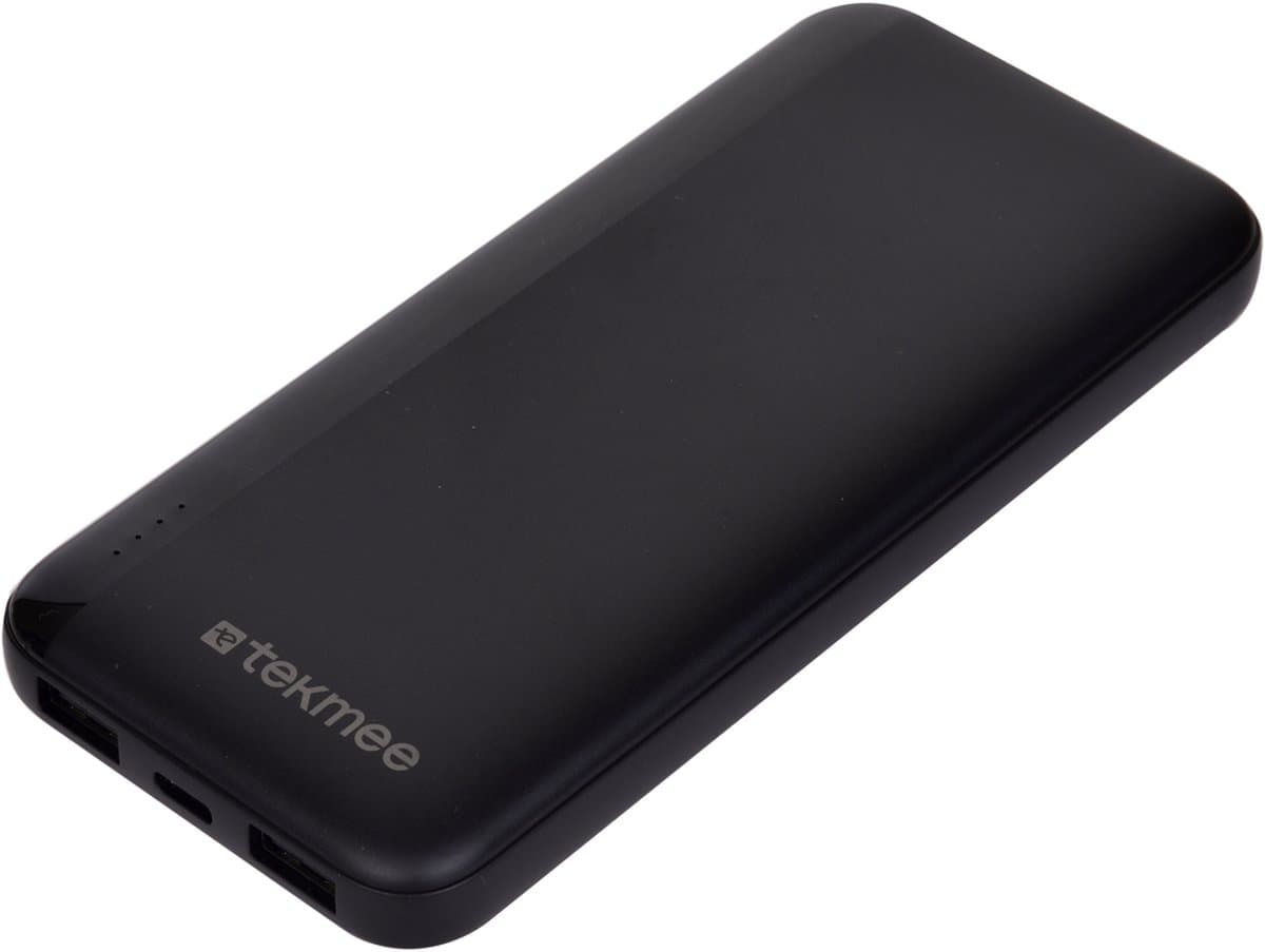 TEKMEE Powerbank 10000mAh – 2USB + Type-C – Draagbare Oplader
