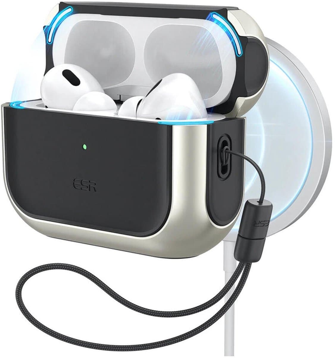 Esr Orbit Halolock Hoesje Voor Apple Airpods Pro 3 Magsafe Bescherming