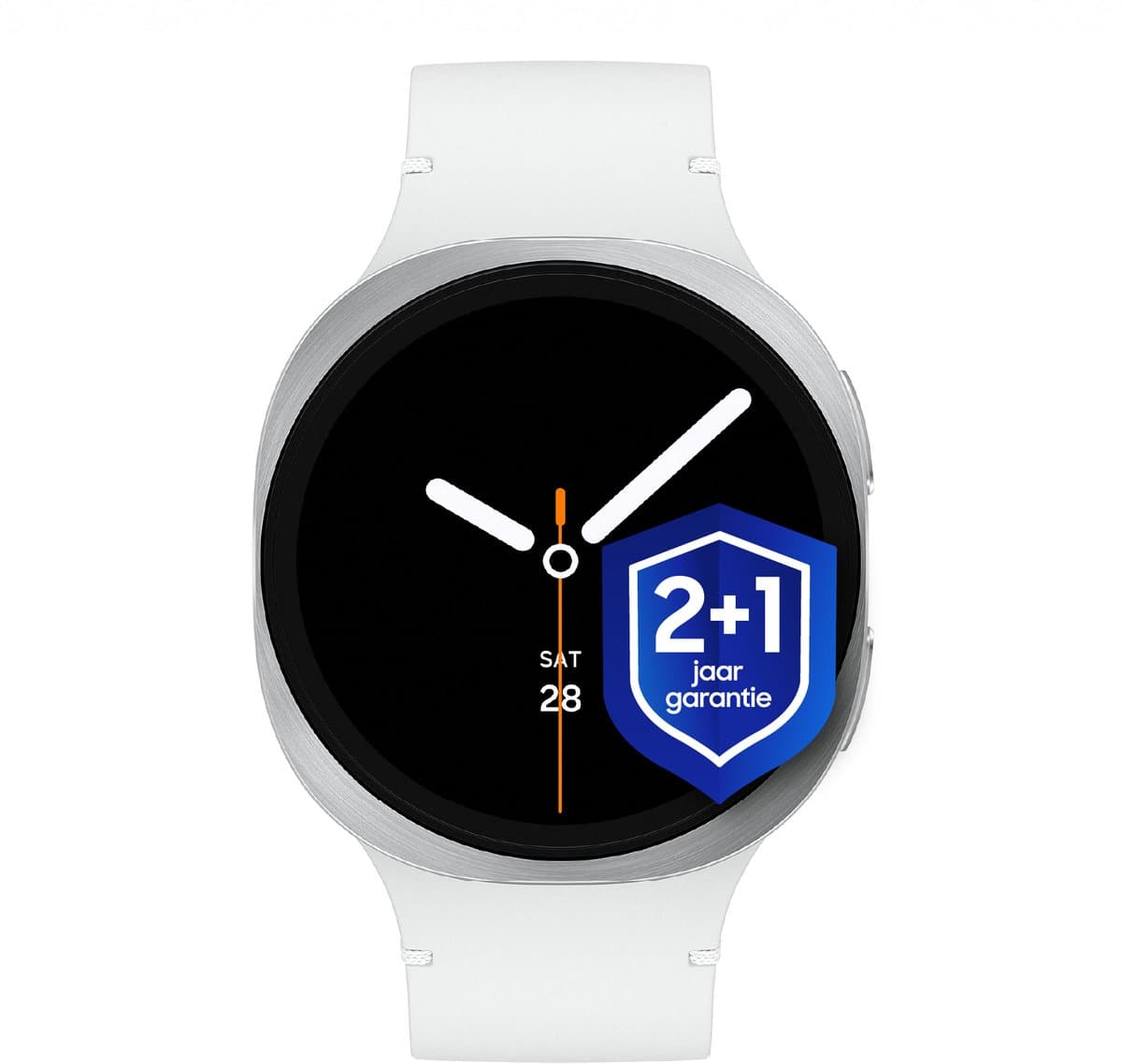 Samsung Galaxy Watch8 - smartwatch - 40mm - LTE - Zilverkleurig + 1 jaar extra garantie