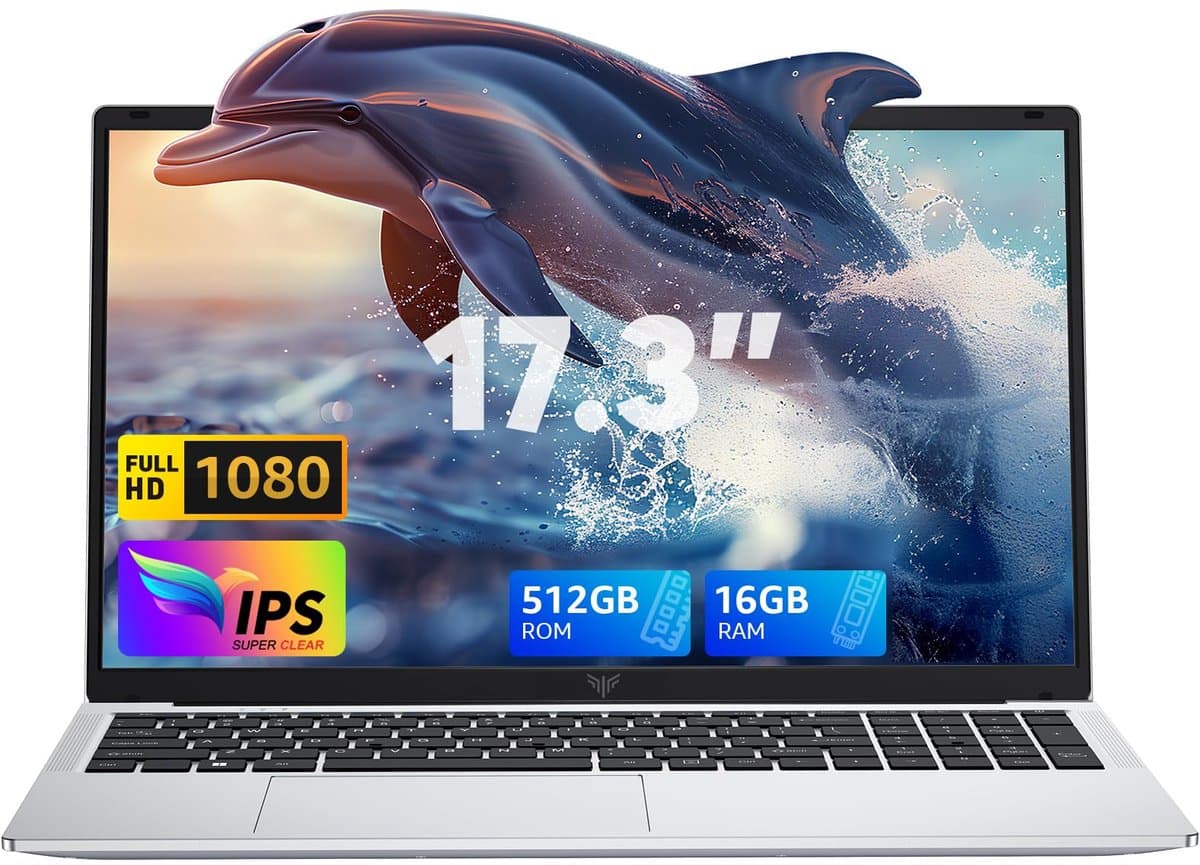 ACEMAGIC AX17Pro 17.3 Zoll FHD Laptop - Ryzen 4300U Processor tot 3.7GHz (Beat N-95) - 16GB DDR4 512GB SSD - WiFi 5 - BT5.0 - Grijs
