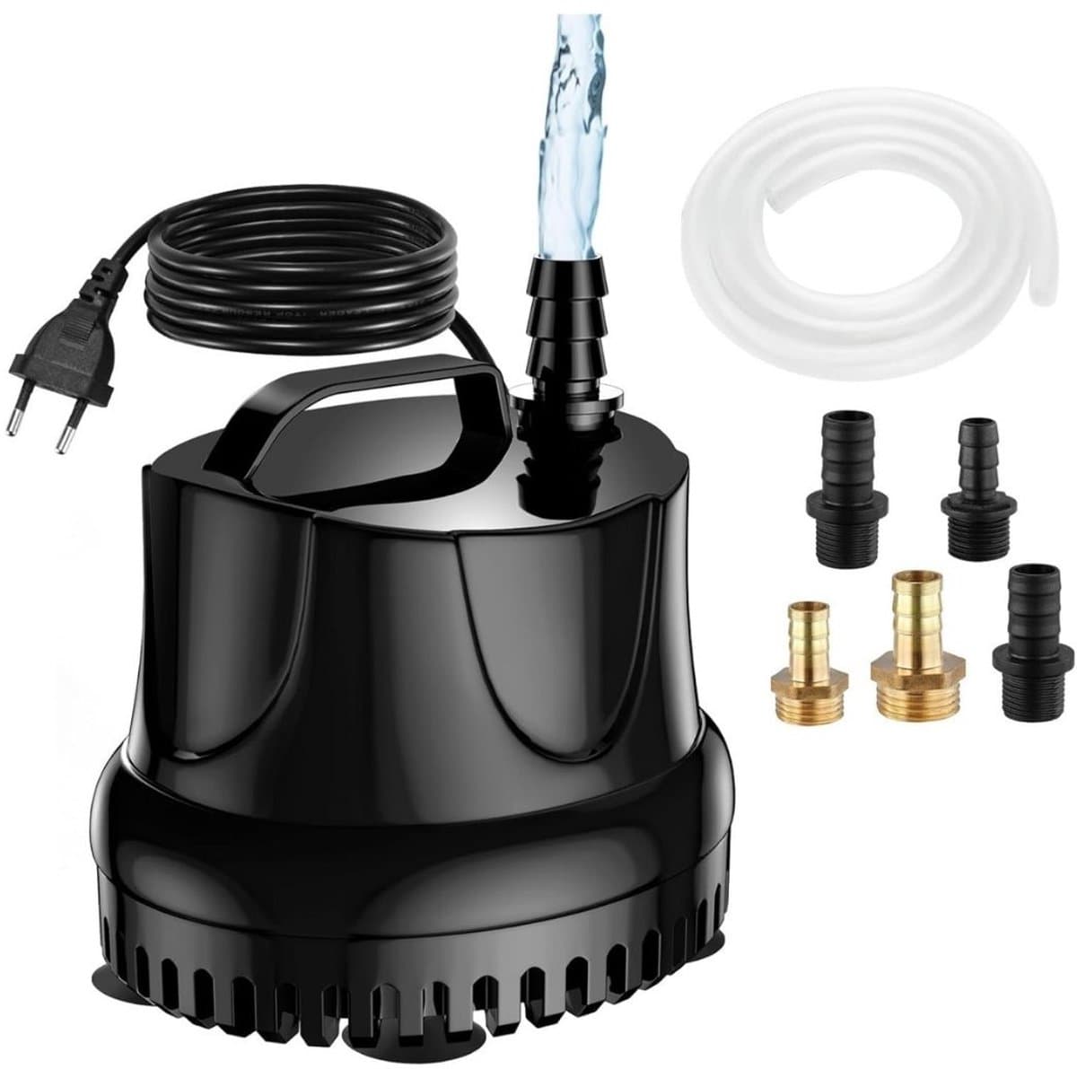 Zyrex® Dompelpomp Zwembad - Dompelpomp - Dompelwaterpomp - Zwart - 10cm x 8cm x 9cm