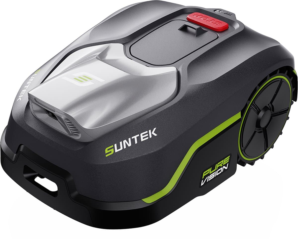 Suntek - Pure Vision 300 - Robotmaaier zonder draad - 300m² - AI Vision - app bediening - IPX5 - 20 cm maaibreedte