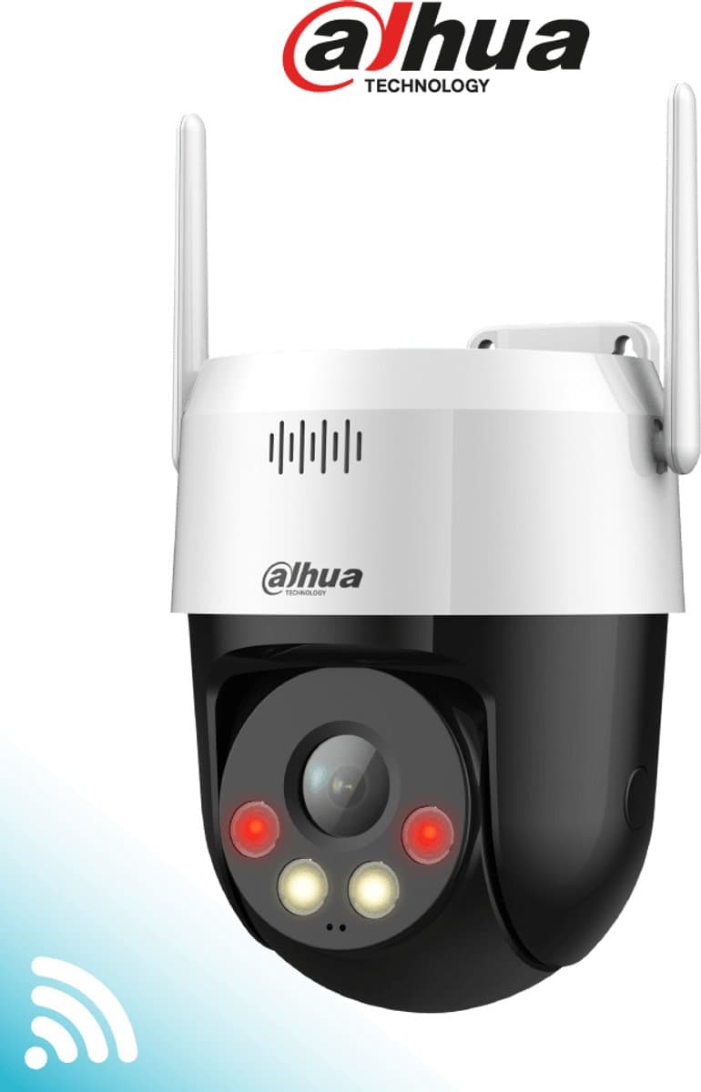 Dahua SD2A500HB-GN-AW-PV-S2 IP-camera 5mp met AI, pan en tilt, Wifi, audio 2 weg, sd opname, geluid en licht