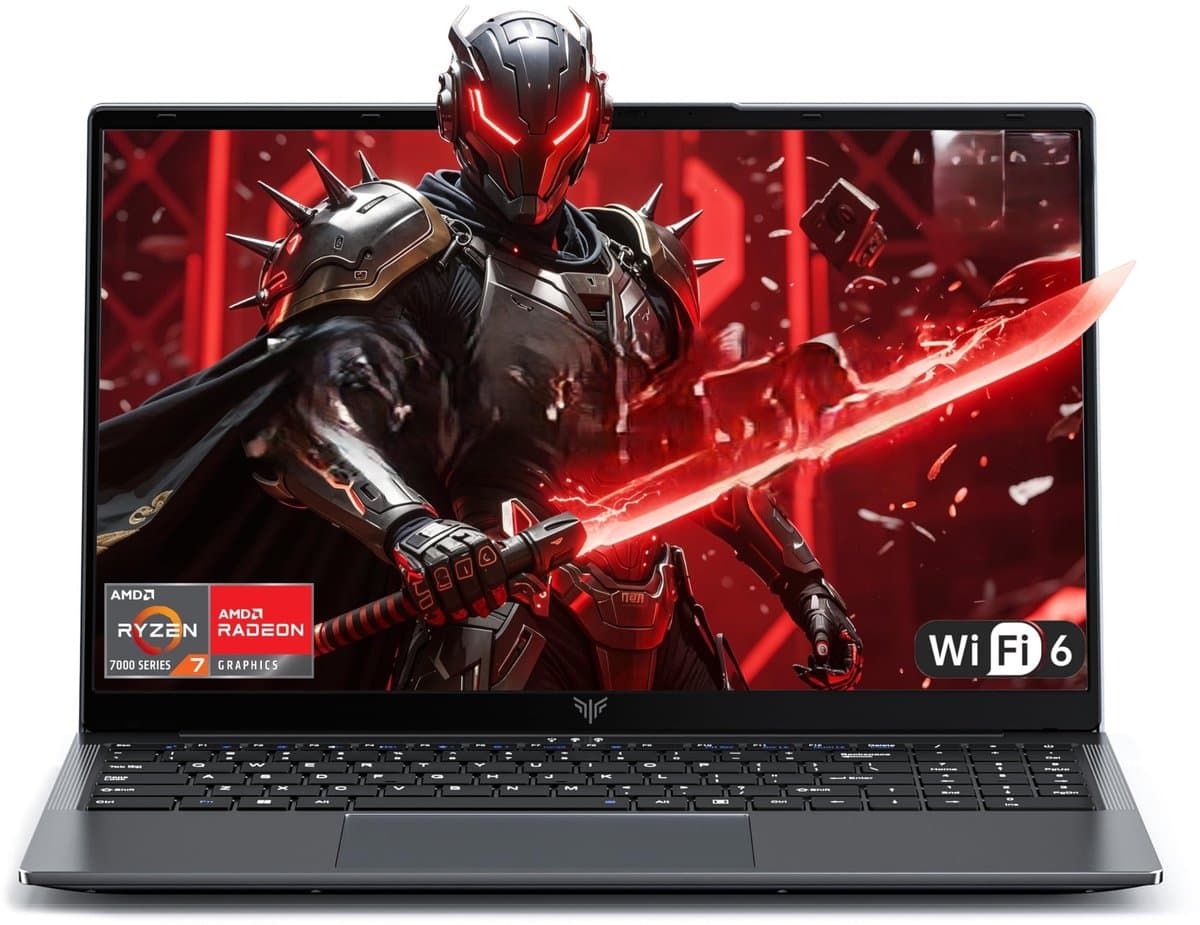 ACEMAGIC LX15 Pro 15.6 Zoll Gaming Laptop - AMD Ryzen 7 7730U(8C/16T,tot 4.5GHz) - 16GB RAM DDR4 512GB SSD - Windows 11 Pro-Type C - WIFI6 Notebook