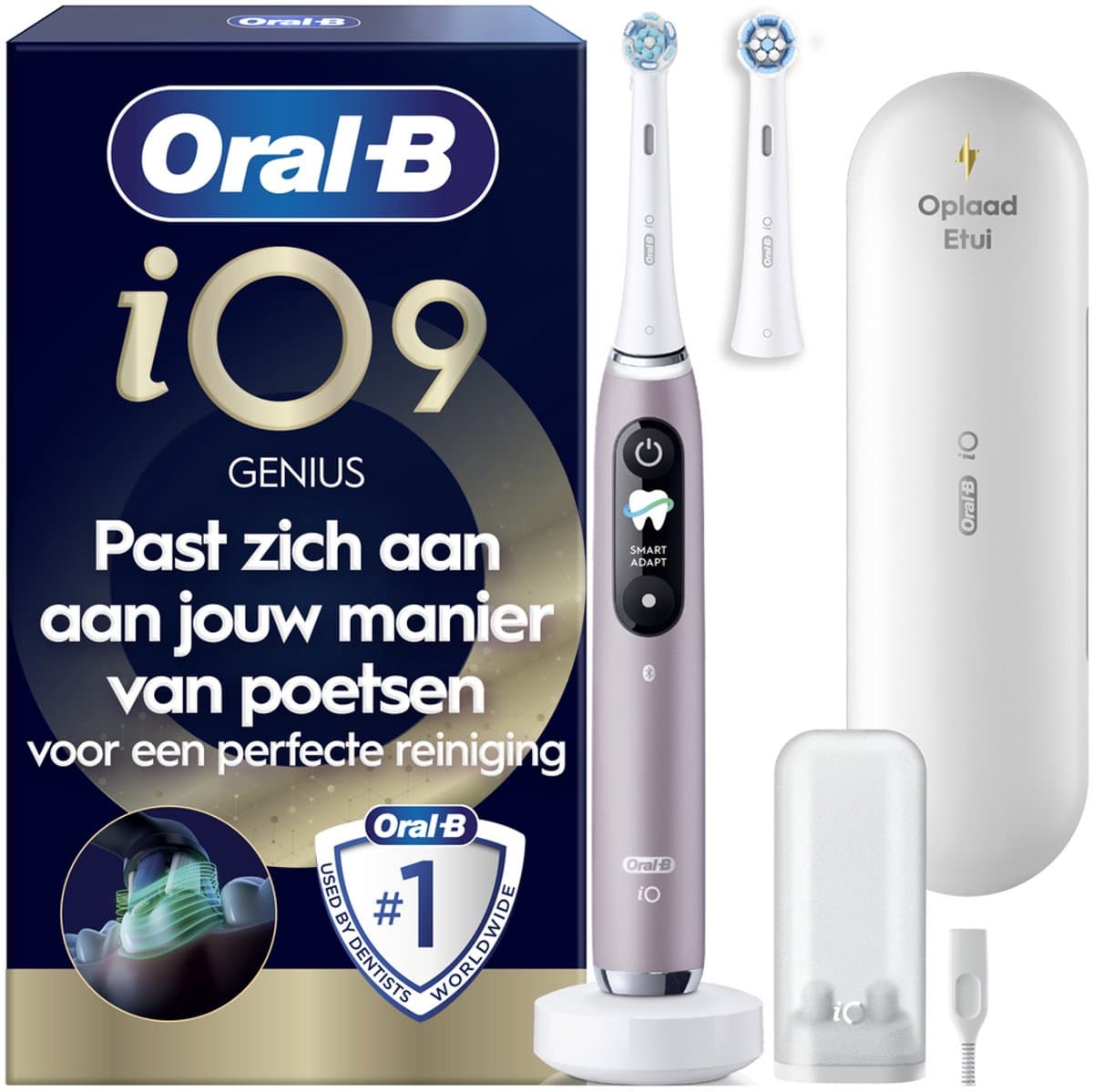 Oral-B iO 9N - Elektrische Tandenborstel - Rose Quartz