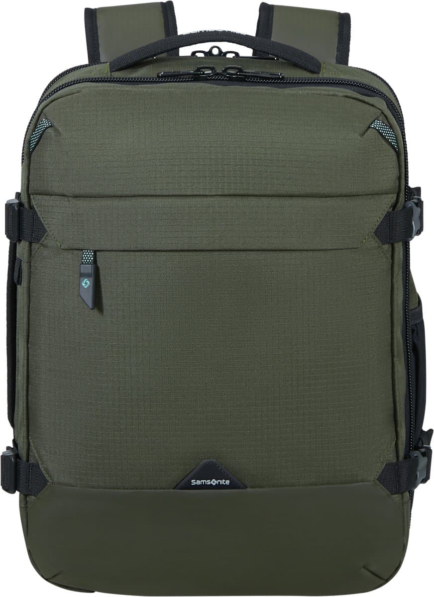 Samsonite Rugzak - Roadseeker Underseat Backpack S - dark olive - Ryanair conform - laptop 15.6 - 29 l