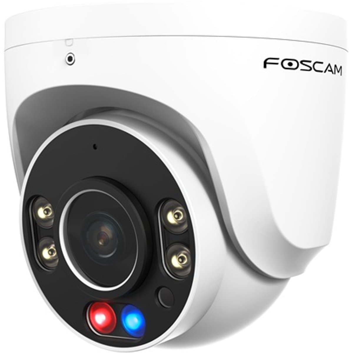 Foscam W5EP PoE Outdoor Beveiligingscamera – 3K - IP-camera met Alarmlichten, AI Detectie en 2-weg Audio – Wit
