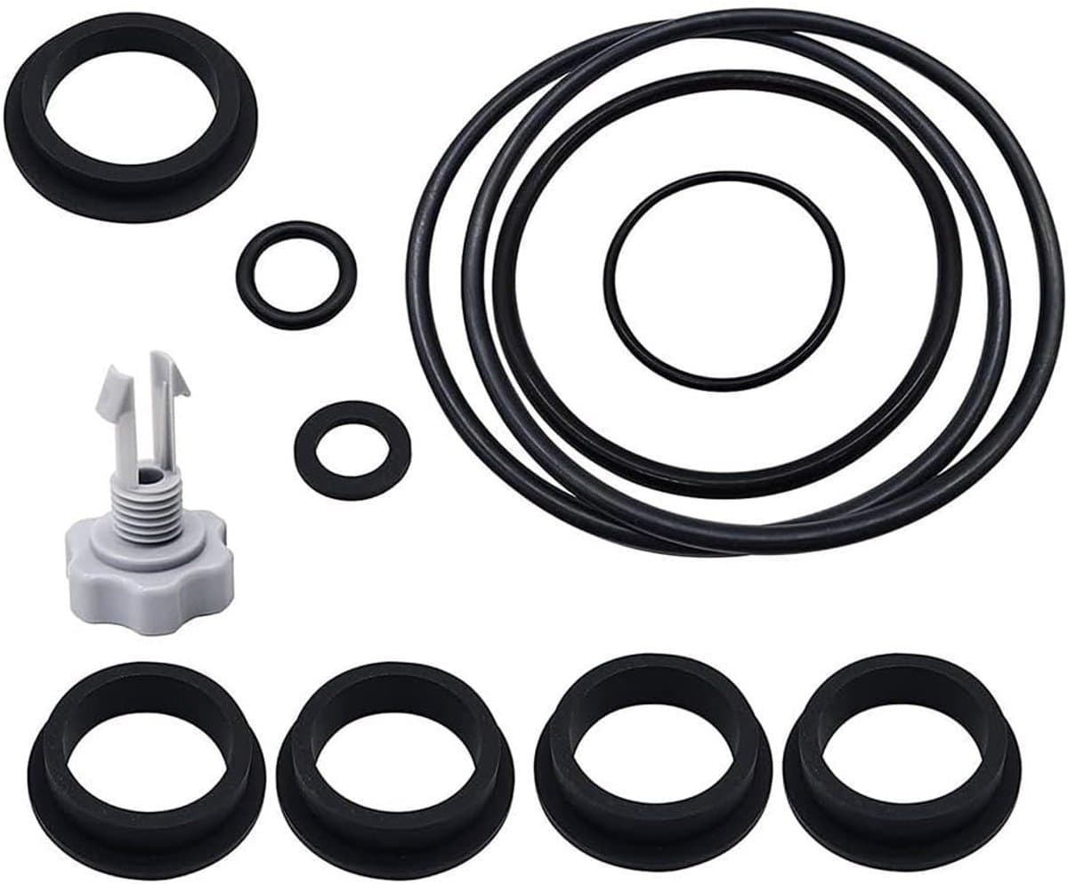 Geschikt voor Vervangende afdichting - geschikt voor zandfilterpomp van Intex intex zwembad - 25013 Zandpomp Luchtafvoerklep Afdichtingsset - Accessoires voor zwembadreparatie - voor zandfilterpompmotor onderdelen