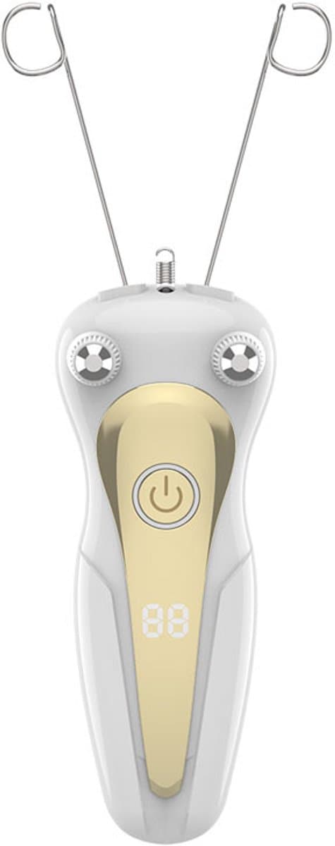 Elektrische gezichts-epilator voor vrouwen - Elektrische gezichts-epilator - USB-gezichtsepilator met LED - Gezichtsepilator voor vrouwen - Gezichtsmassager - Scheerapparaat
