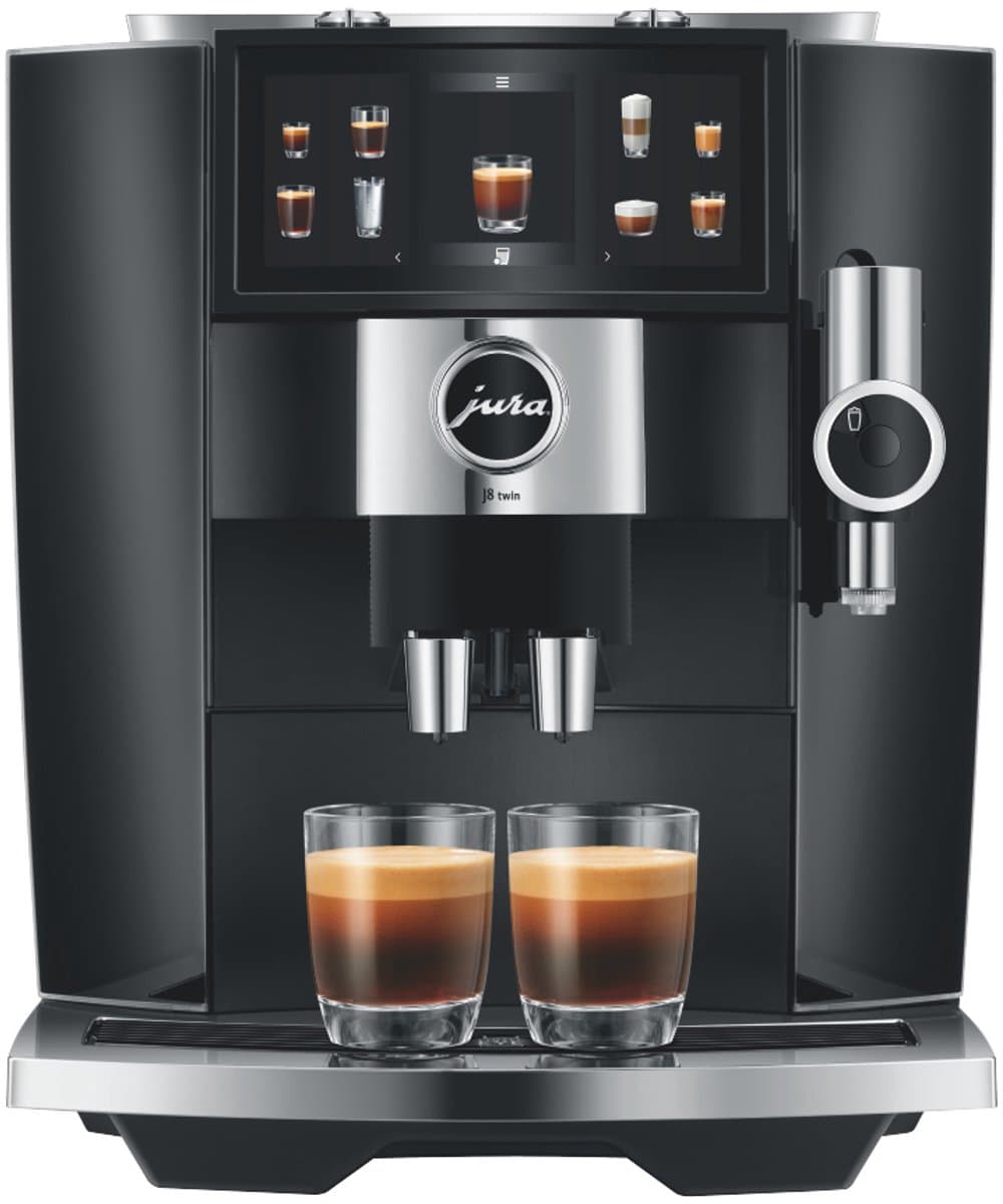 JURA - J8 twin Diamond Black (EA) - Volautomatische espressomachine