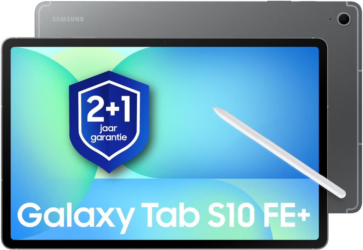 Samsung Galaxy Tab S10 FE Plus - Wi-Fi - 128GB - Gray + 1 jaar extra garantie