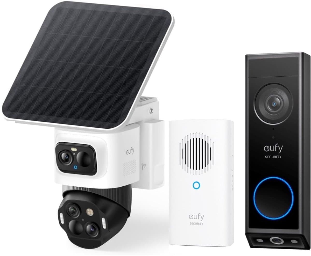 eufy Security eufyCam S4 + eufy Security E340 Video Deurbel met Chime