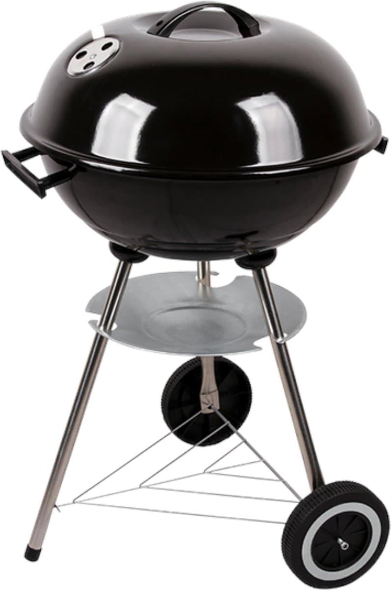 Barbecue Garden Grill Kogelgrill Houtskoolbarbecue bbq - Ø44 cm - Zwart