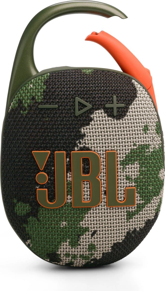 JBL Clip 5 - Draagbare Bluetooth Mini Speaker - Met Haak om te hangen - Draadloos Muziek Box - 12 uur - Waterbestendig - IP67 - Camo