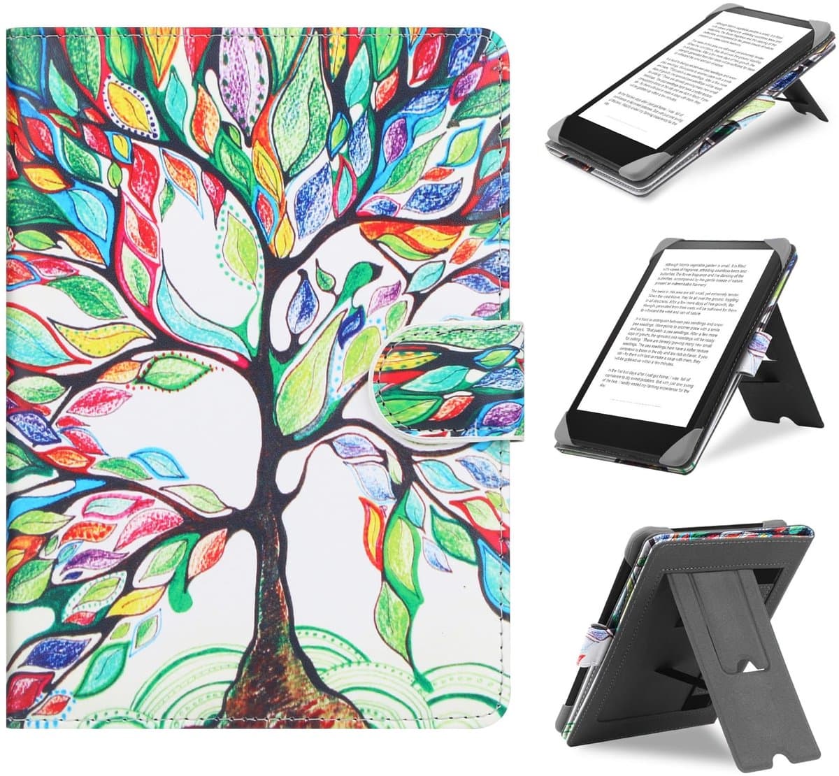 Dailygoods - HoYiXi Universele beschermhoes voor 6,8 inch, 7 inch (16,8 cm), e-reader, compatibel met Kindle Paperwhite/Colorsoft/Kobo/PocketBook/Tolino/Sony e-book reader, cover case voor 6-7 inch e-book reader