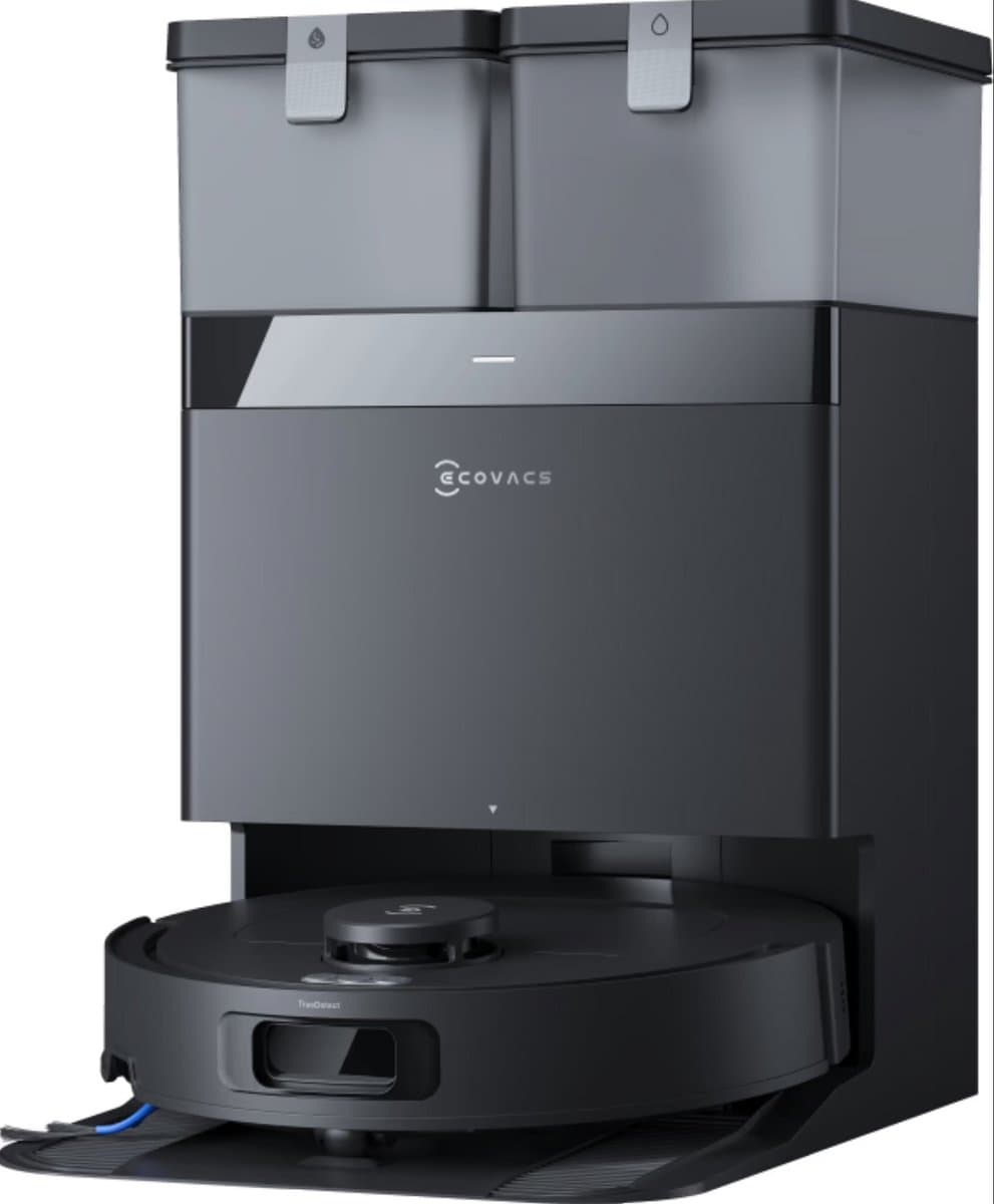ECOVACS - DEEBOT T30C Gen 2 - Stofzuig en dweilrobot (Zwart) - 25.000 Pa zuigkracht- Zelfreinigende Robotstofzuiger met Warmwater – Dweilsysteem - Automatisch Leegstation - Geschikt voor dierenharen