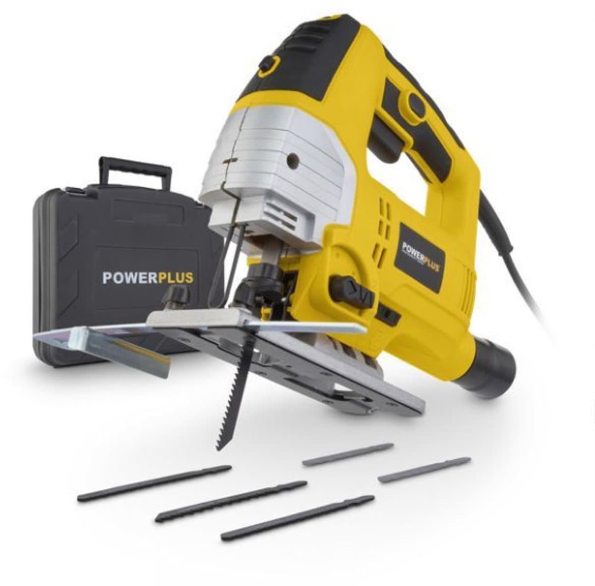 Powerplus elektrische decoupeerzaag POWX0361 - 810W zaagmachine - 3000min-1 - gereedschap met 6 acc.