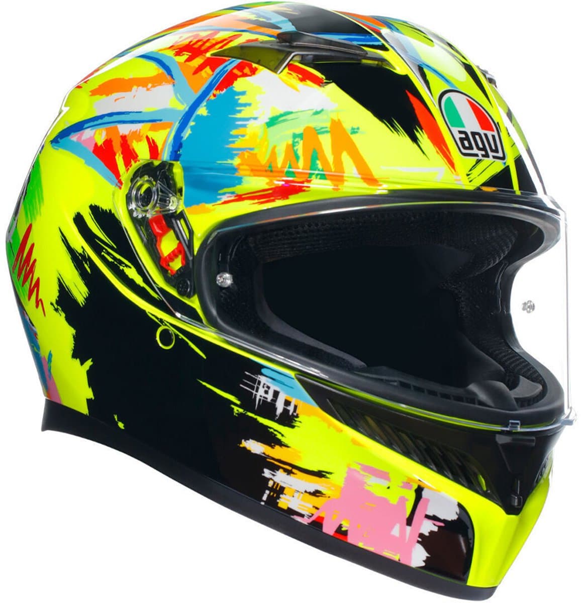 AGV K3 ROSSI WINTER TEST 2019 - Maat XXL - Integraal helm - Scooter helm - Motorhelm - AGV K3 ROSSI WINTER TEST 2019 - Maat XXL - Scooterhelmen mannen en vrouwen.