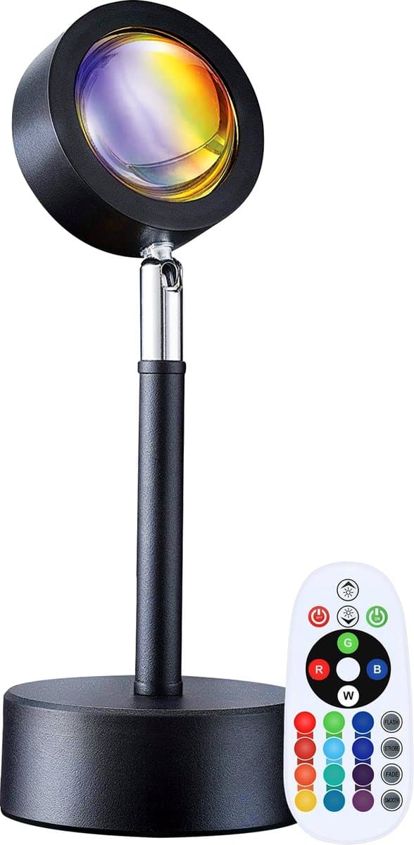 Sunset lamp - Tafellamp - Nachtlampje Kinderen - Nachtlamp - Projector - Tiktok - Sfeerverlichting