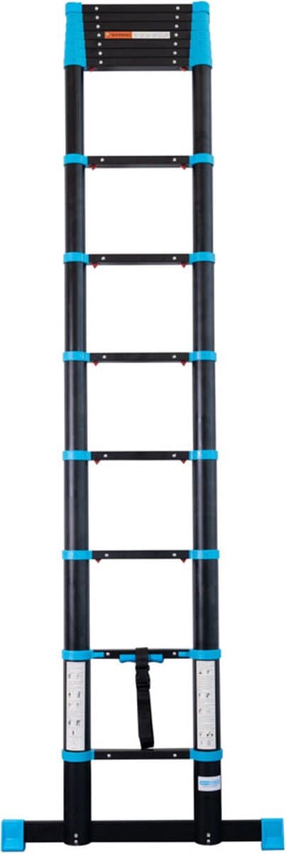 Telescoopladder Eurostairs | Vouwladder 4,1 meter | 14 treden met softclose