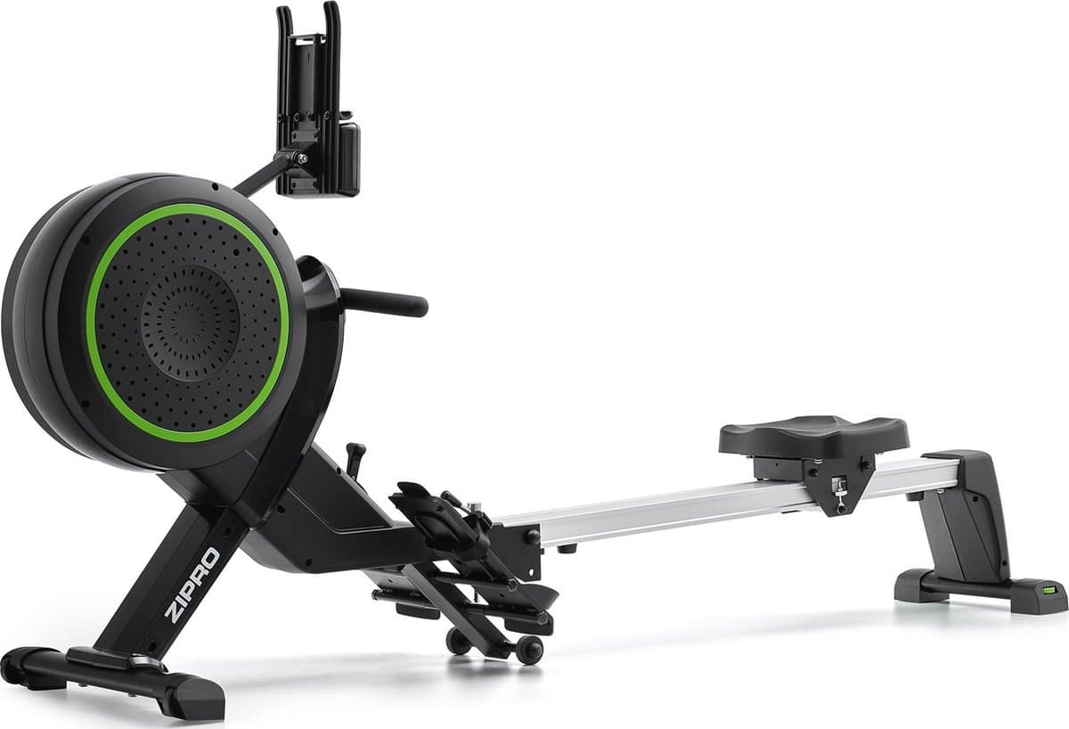 Zipro® Dash Air Magnetic Roeitrainer - Roeimachine voor Thuis - Inklapbaar - Roeier - LCD Display - 15 standen - Hartslagfunctie - Roeimachine voor Thuis - Fitnessapparaat voor cardio- en krachttraining