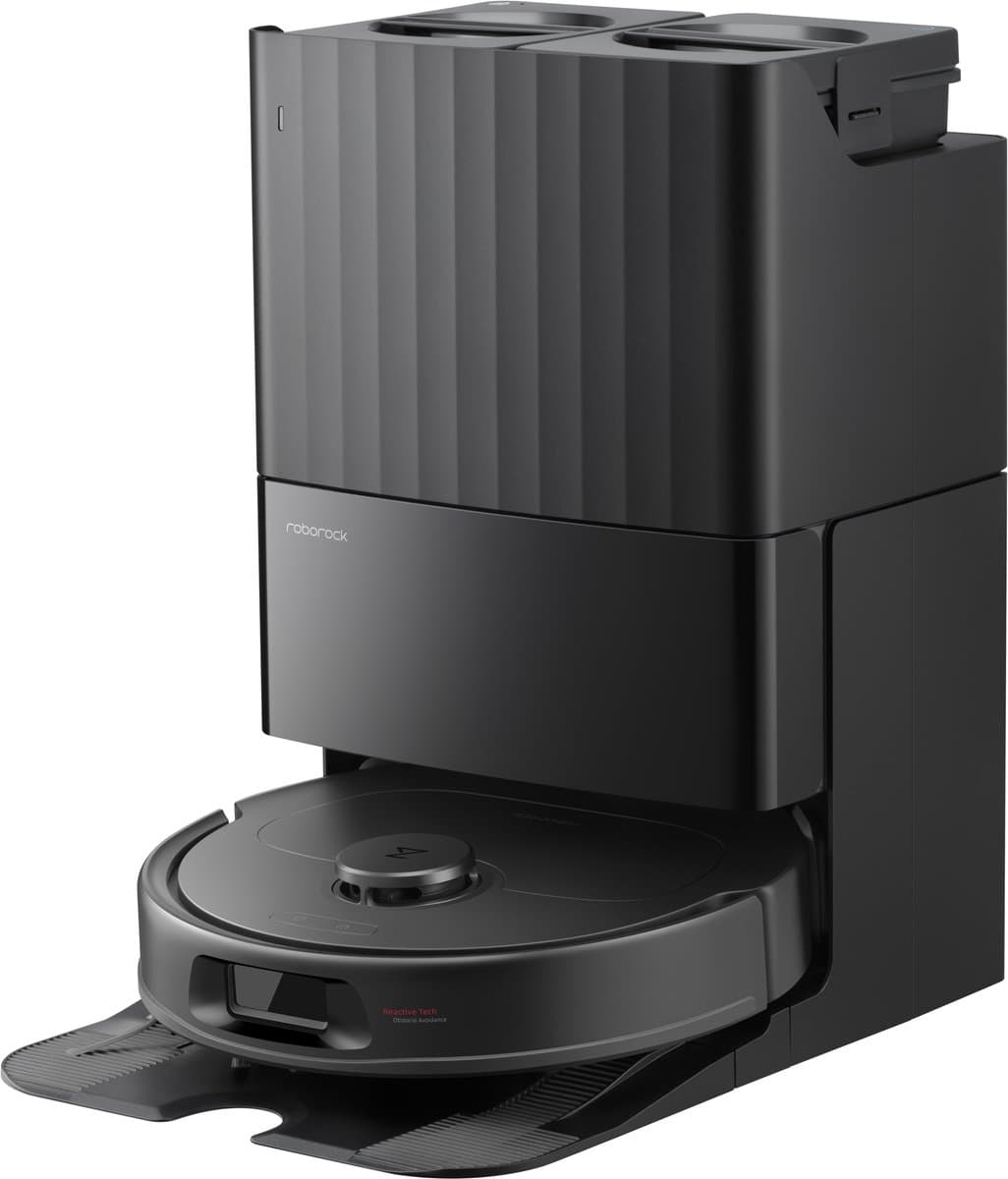 Roborock QV 35A robotstofzuiger - 8000Pa - met dweilfunctie - anti-verstrengeling - Dual Liftable Spinning Mops - Reactive Tech Obstacle Avoidance - Zelfreinigend - 2,7 L stofzak - 4 L watertank - Qrevo Plus/Qrevo upgrade