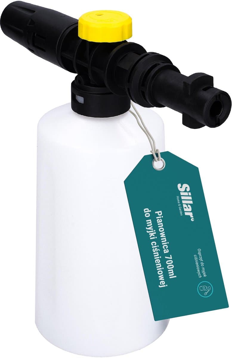 Sillar Schuimlans 700 ml voor Hogedrukreiniger – Instelbare Schuimsproeier – Geschikt voor Kärcher K2–K7 – 1 Stuk