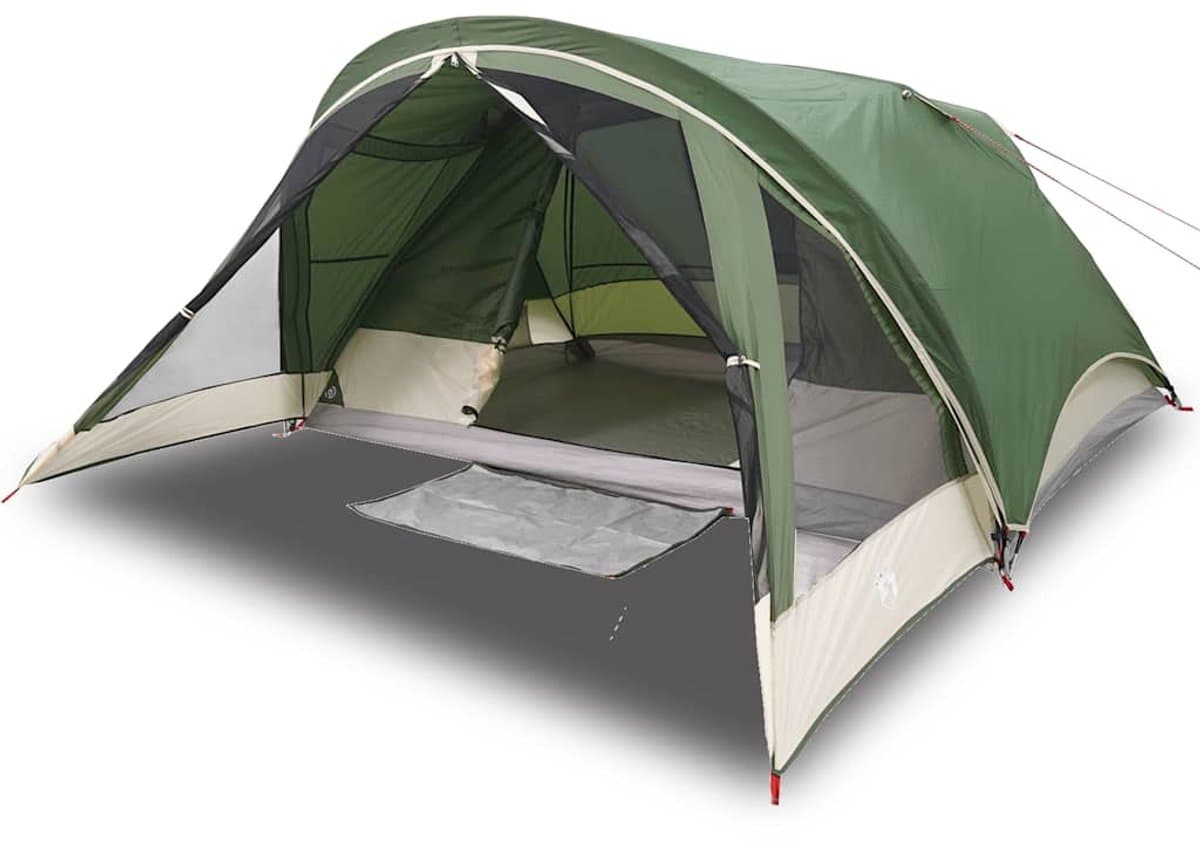 vidaXL - Tent - 4-persoons - waterdicht - groen