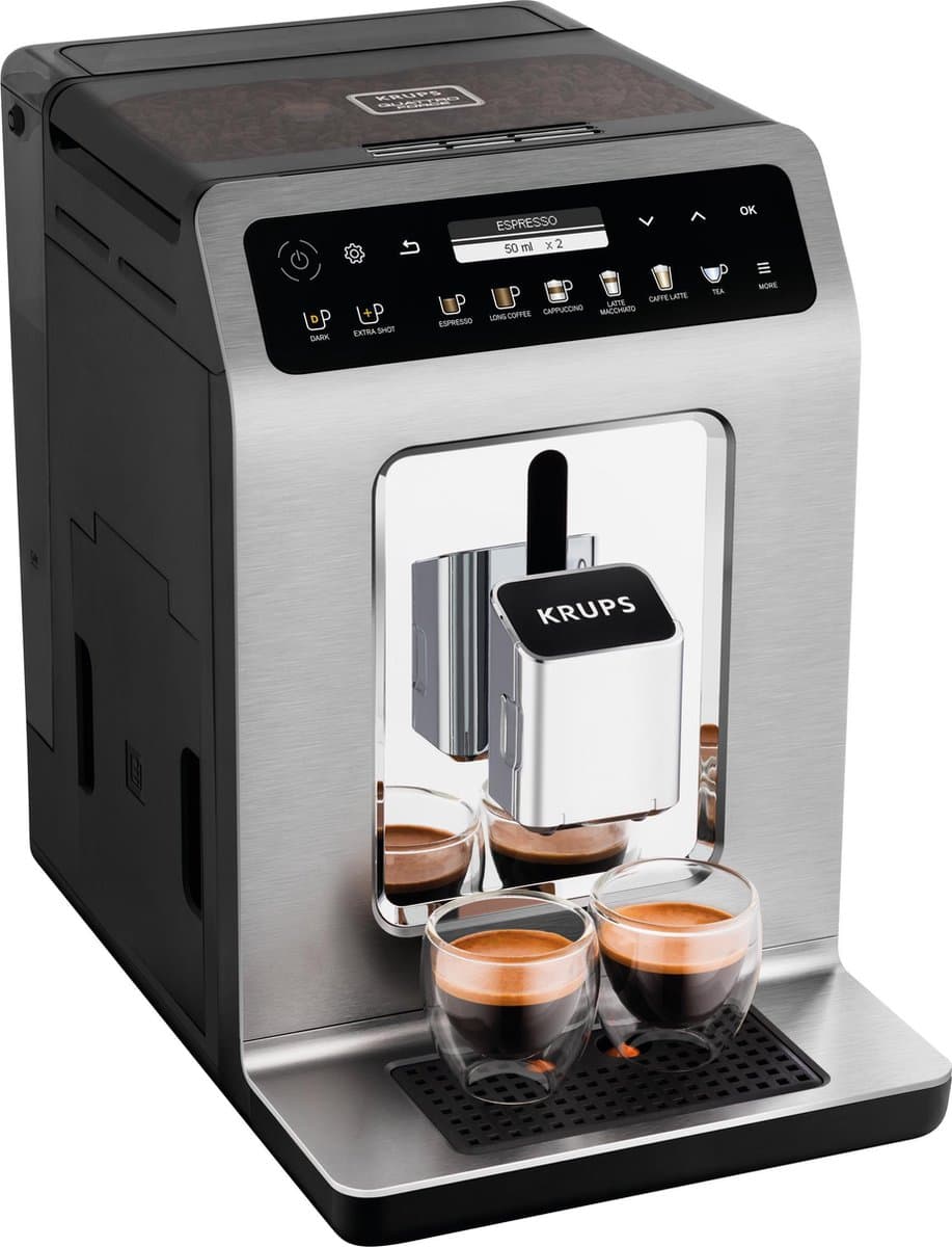 Krups Evidence+ EA894T - Volautomatische Espressomachine - Premium Design - 19 Instellingen - Personaliseren - Voor Espresso & Cappuccino