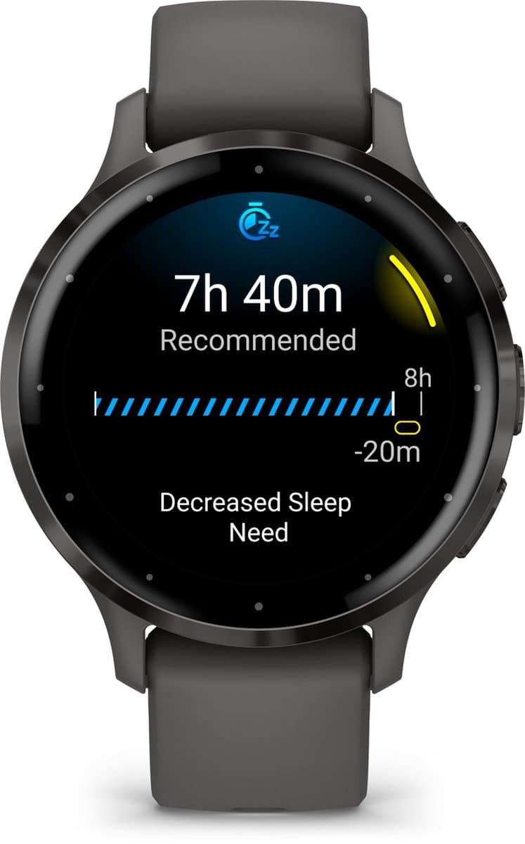 Garmin Venu 3s - Smartwatch - AMOLED-Scherm - 41 mm - Pebble Grey