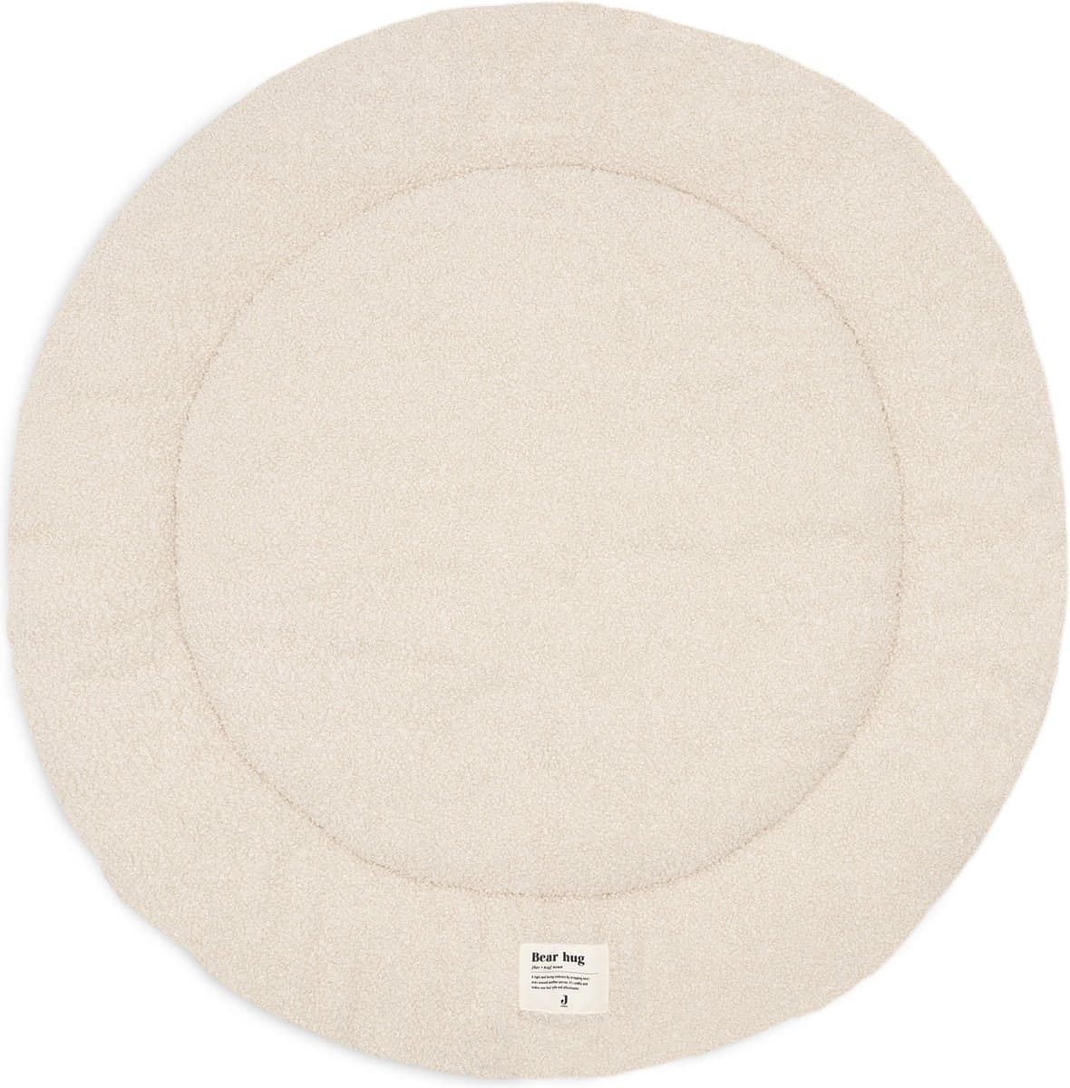 Jollein Boxkleed - 95cm - Rond - Speelkleed Baby - Boucle - Naturel