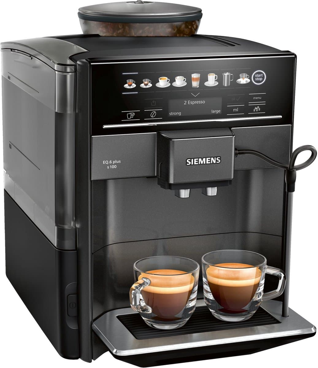 Siemens EQ6 Plus s100 TE651319RW – Volautomaat Antraciet