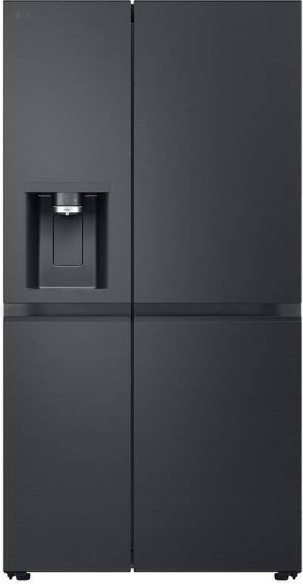 LG GSLE91EVAC Amerikaanse koelkast 628L met water- en ijsdispenser zonder leidingwerk - UVnano (99,99% bacteriën) - DoorCooling+ voor sneller koelen - ThinQ slimme bediening, stille en zuinige Smart Inverter. Energieklasse C